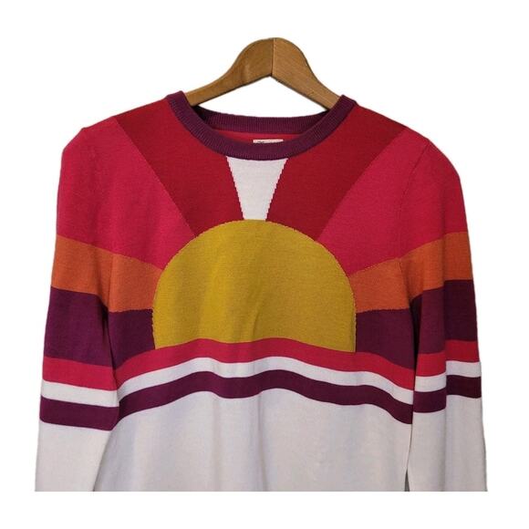 Faherty Womens Merino Wool Sunray Crewneck Long Sleeve Sweater Size Small - Picture 2 of 10